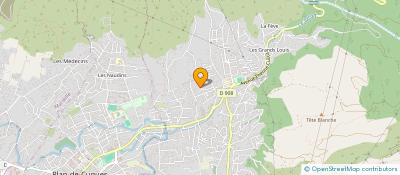 localisation de l'entreprise SCI BCG  ALLAUCH