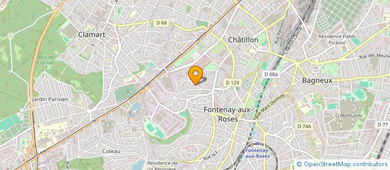 localisation de l'entreprise SCI BCG à FONTENAY-AUX-ROSES