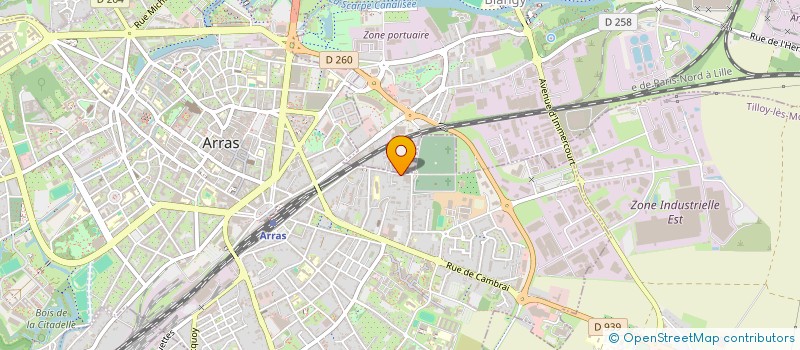 localisation de l'entreprise SCI BCGF à ARRAS