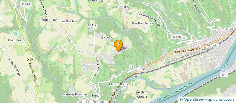 localisation de l'entreprise SCI BCGM  TUPIN-ET-SEMONS