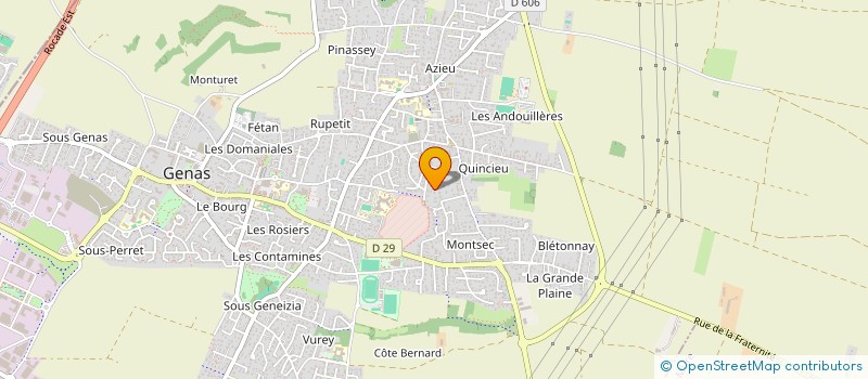 localisation de l'entreprise SCI BCH MONT BLANC à SCIONZIER