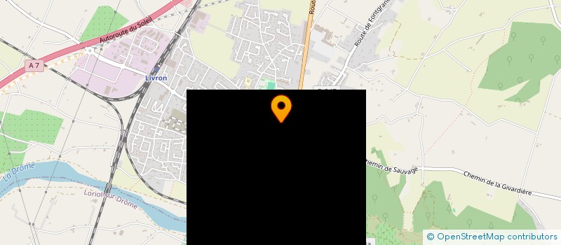 localisation de l'entreprise SCI BCI  LIVRON SUR DROME