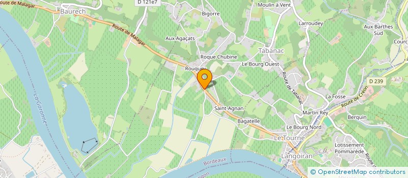 localisation de l'entreprise SCI BCI  LEOGNAN