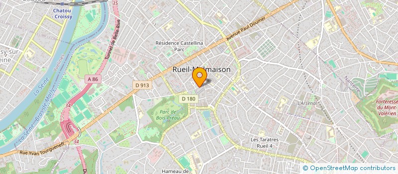 localisation de l'entreprise SCI BCI RUEIL à RUEIL-MALMAISON