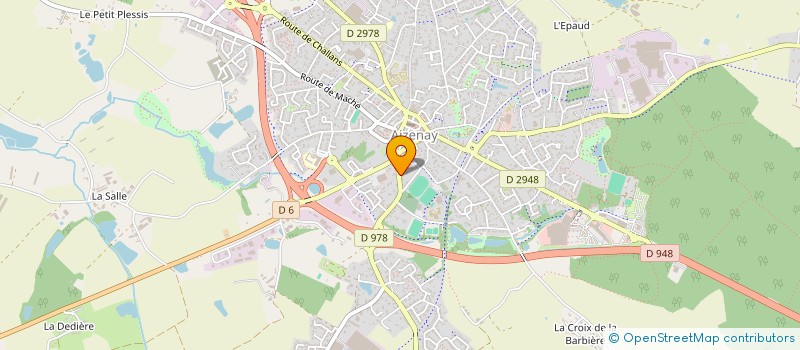 localisation de l'entreprise SCI BCJG LA TOUCHE  AIZENAY