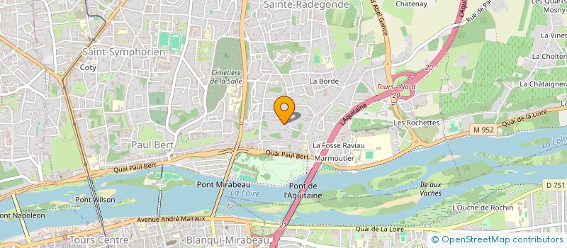 localisation de l'entreprise SCI BCL MFA  TOURS