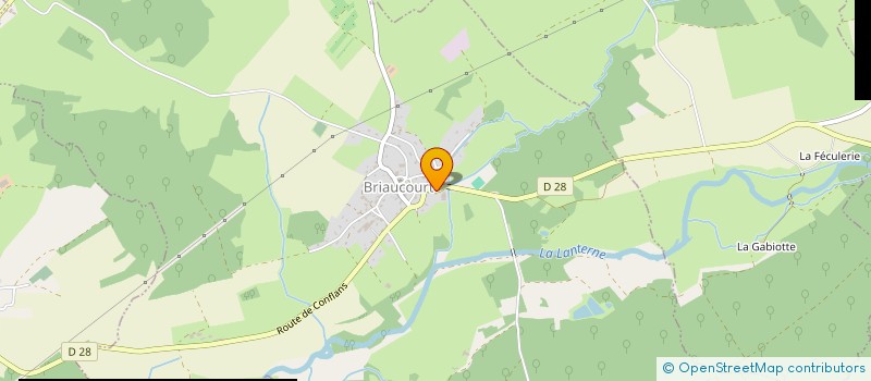 localisation de l'entreprise SCI BCLG HABITAT  BRIAUCOURT