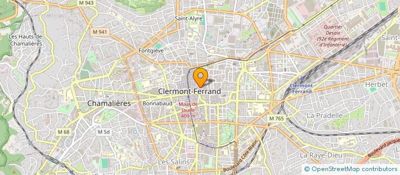 localisation de l'entreprise SCI BCLM  CLERMONT-FERRAND