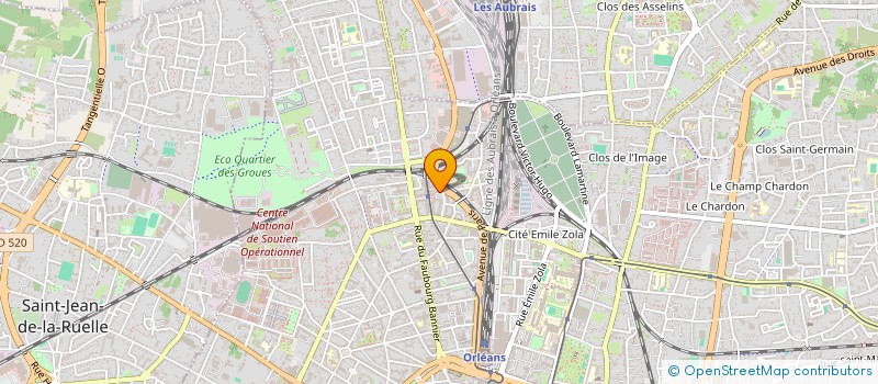 localisation de l'entreprise SCI BCM 45 à ORLEANS