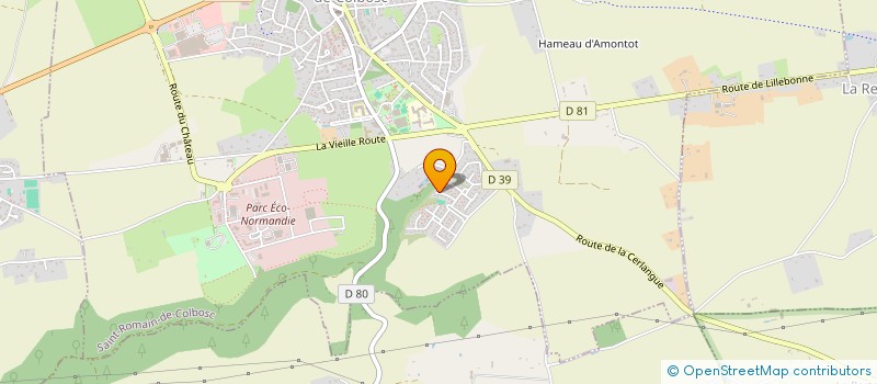 localisation de l'entreprise SCI BCM  SAINT-ROMAIN-DE-COLBOSC