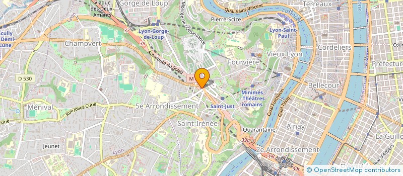 localisation de l'entreprise SCI BCM  LYON