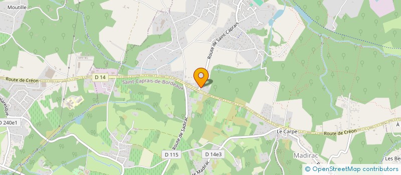 localisation de l'entreprise SCI BCMP  SADIRAC