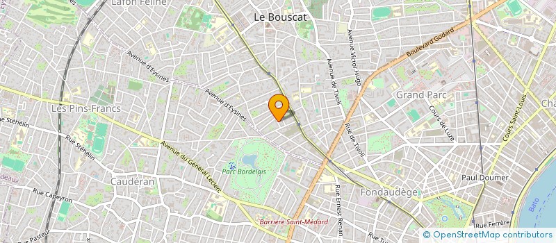 localisation de l'entreprise SCI BCN  LE BOUSCAT