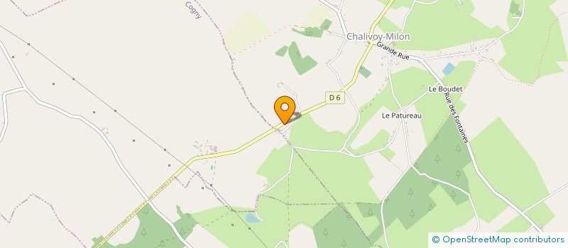 localisation de l'entreprise SCI BCNG  CHALIVOY-MILON