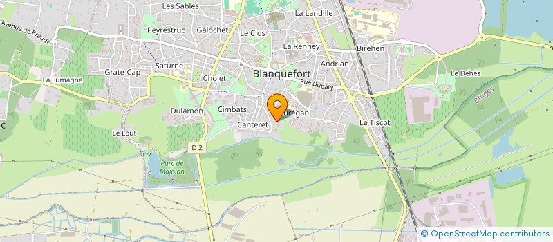 localisation de l'entreprise SCI BCP à BLANQUEFORT