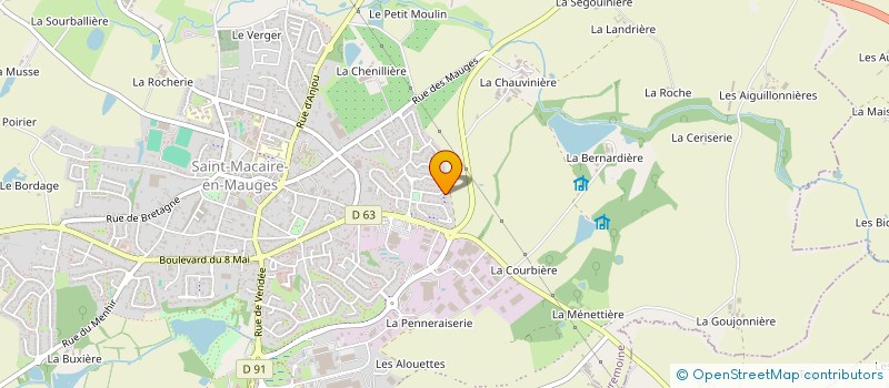 localisation de l'entreprise SCI BCPG à SEVREMOINE