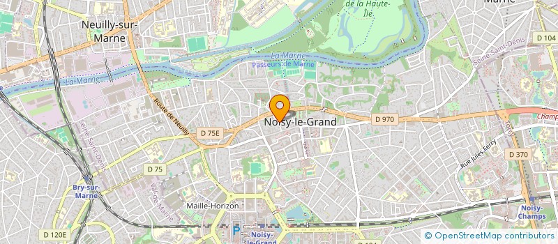 localisation de l'entreprise SCI BCR à NOISY-LE-GRAND