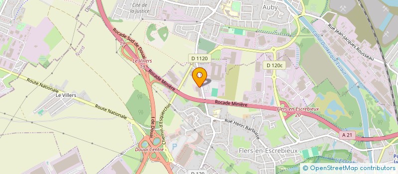 localisation de l'entreprise SCI BCR  FLERS-EN-ESCREBIEUX