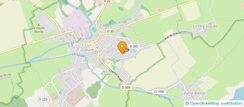 localisation de l'entreprise SCI BCREY à DIEUZE