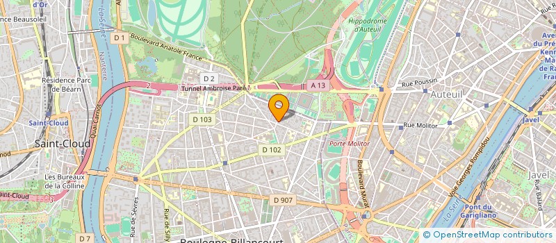 localisation de l'entreprise SCI BCS à BOULOGNE-BILLANCOURT