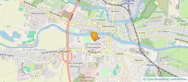 localisation de l'entreprise SCI BCS  CHARLEVILLE-MEZIERES