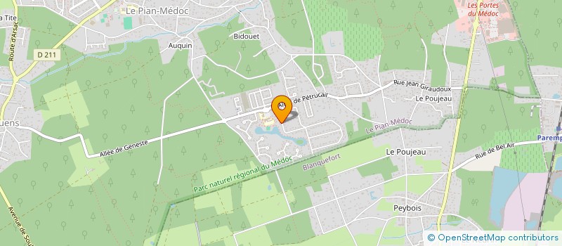 localisation de l'entreprise SCI BCS à LE PIAN-MEDOC