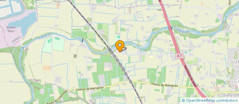 localisation de l'entreprise SCI BCS  ORANGE