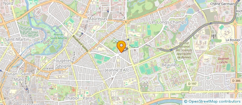 localisation de l'entreprise SCI BCSA2MG IMMOBILIERS  RENNES