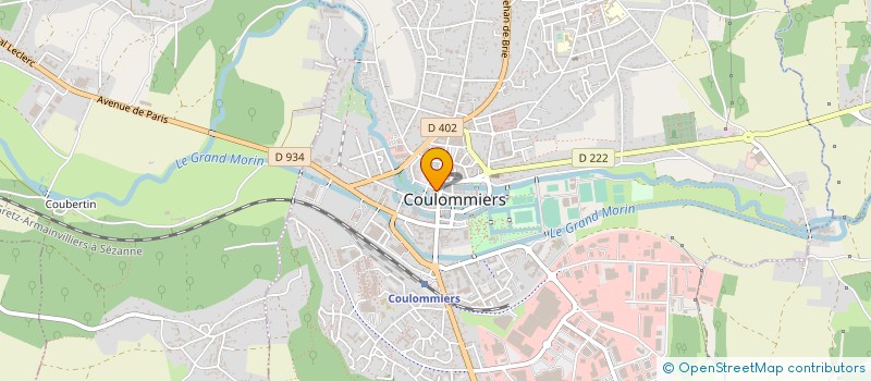 localisation de l'entreprise SCI BCT  COULOMMIERS