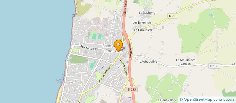 localisation de l'entreprise SCI BCV  SAINT-MICHEL-CHEF-CHEF