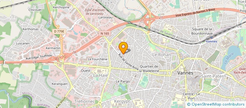 localisation de l'entreprise SCI BCVGY à VANNES