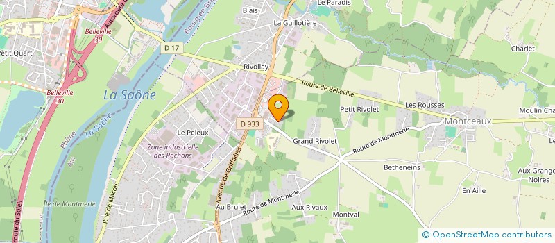 localisation de l'entreprise SCI BCY  MONTCEAUX