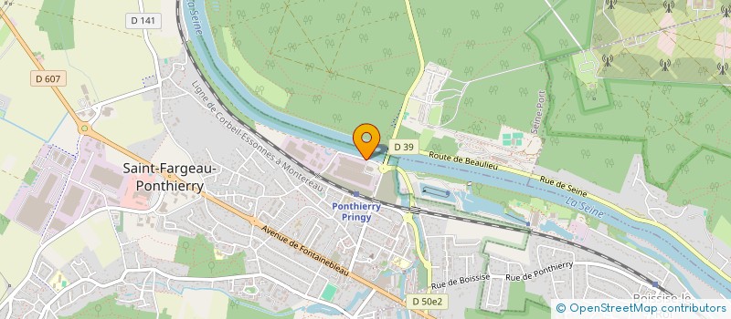 localisation de l'entreprise SCI BD  SAINT-FARGEAU-PONTHIERRY