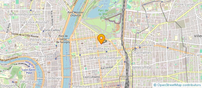 localisation de l'entreprise SCI BD  LYON