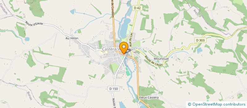 localisation de l'entreprise SCI BD  CASTERA-VERDUZAN