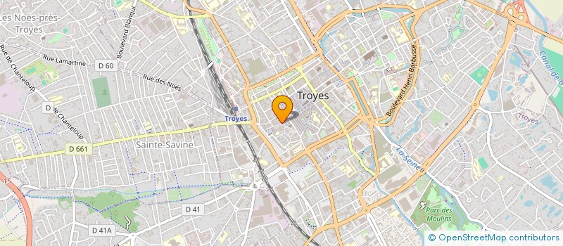 localisation de l'entreprise SCI BD à TROYES