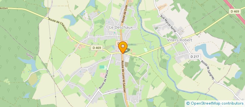 localisation de l'entreprise SCI BD  LE DESCHAUX