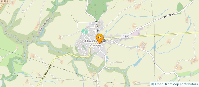 localisation de l'entreprise SCI BD.49  MAUGES-SUR-LOIRE