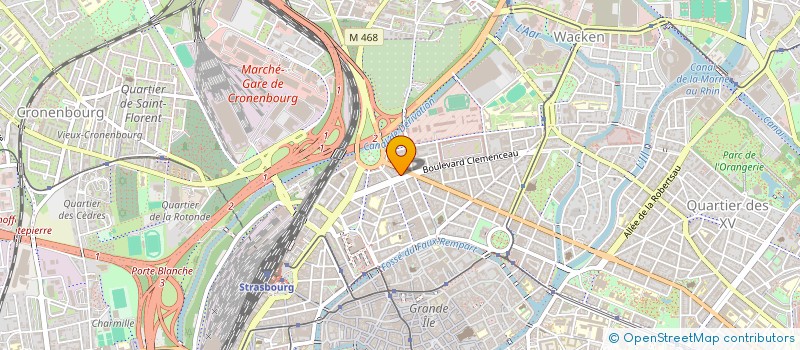 localisation de l'entreprise SCI BD  STRASBOURG