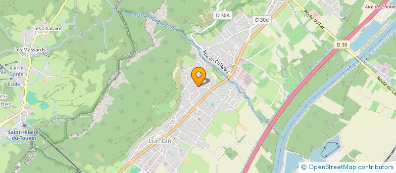 localisation de l'entreprise SCI BD COMBOIRE  LUMBIN