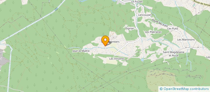 localisation de l'entreprise SCI BD DE ROUX  SIMIANE-COLLONGUE