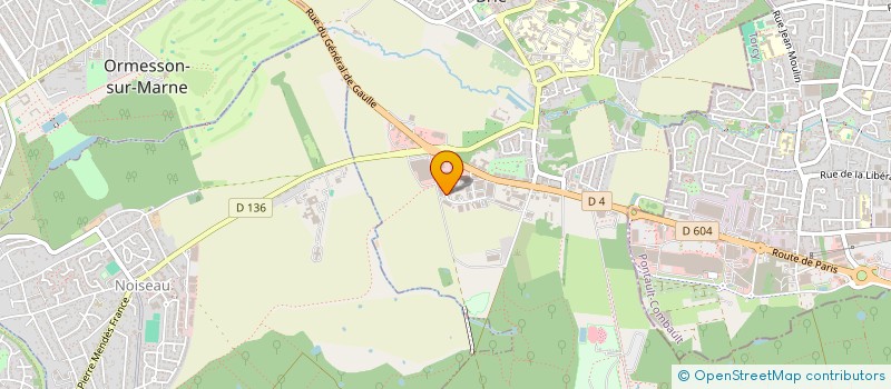 localisation de l'entreprise SCI BD DU TROU DE VILLENEUVE  LA QUEUE-EN-BRIE