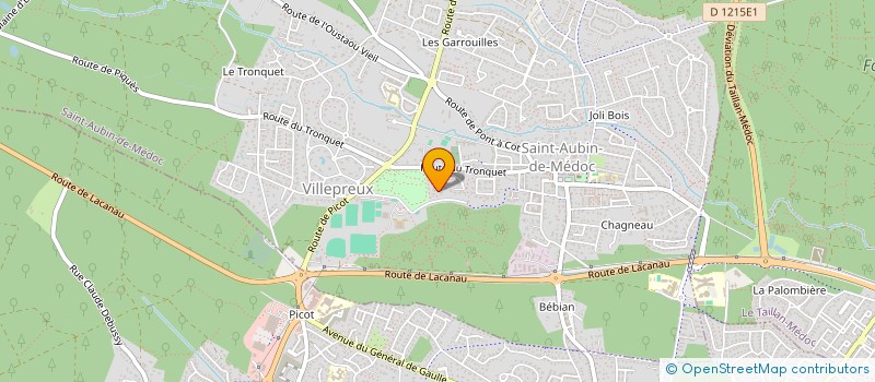 localisation de l'entreprise SCI BD IMMO  SAINT-AUBIN-DE-MEDOC