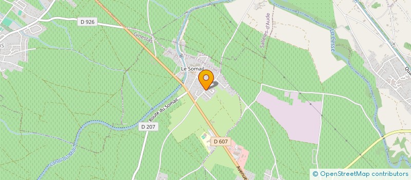 localisation de l'entreprise SCI BD IMMO  SAINT-NAZAIRE-D'AUDE