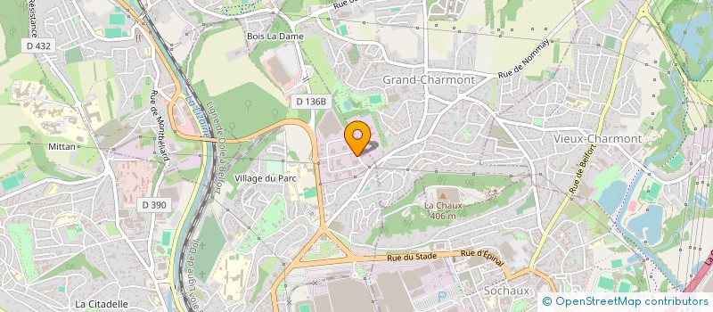 localisation de l'entreprise SCI BD IMMOBILIER à MONTBELIARD
