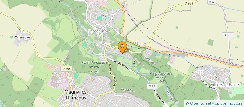 localisation de l'entreprise SCI BD INVEST  CHATEAUFORT