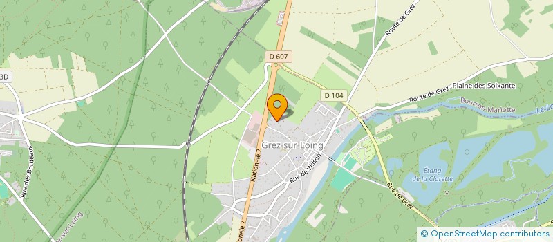 localisation de l'entreprise SCI BD & KIDS  GREZ-SUR-LOING