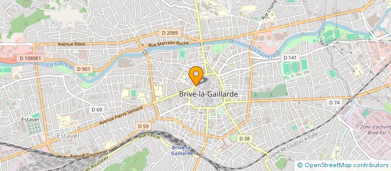 localisation de l'entreprise SCI BD KOENIG  BRIVE-LA-GAILLARDE