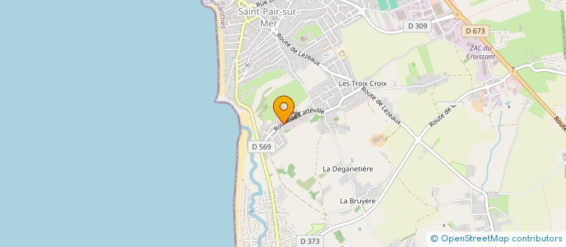 localisation de l'entreprise SCI BD LES ESSARDS N1  SAINT-PAIR-SUR-MER