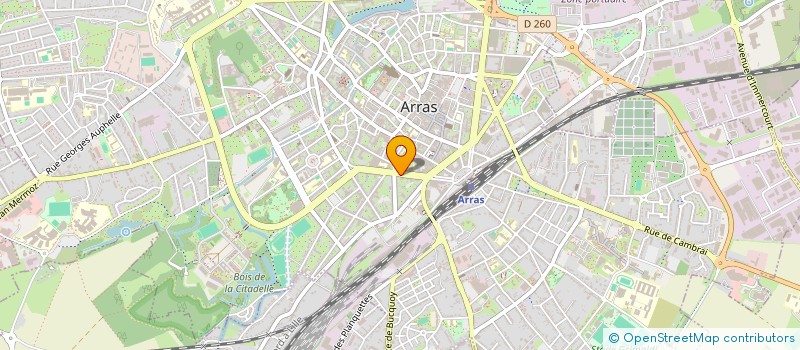 localisation de l'entreprise SCI BD PARISIENNE à ARRAS